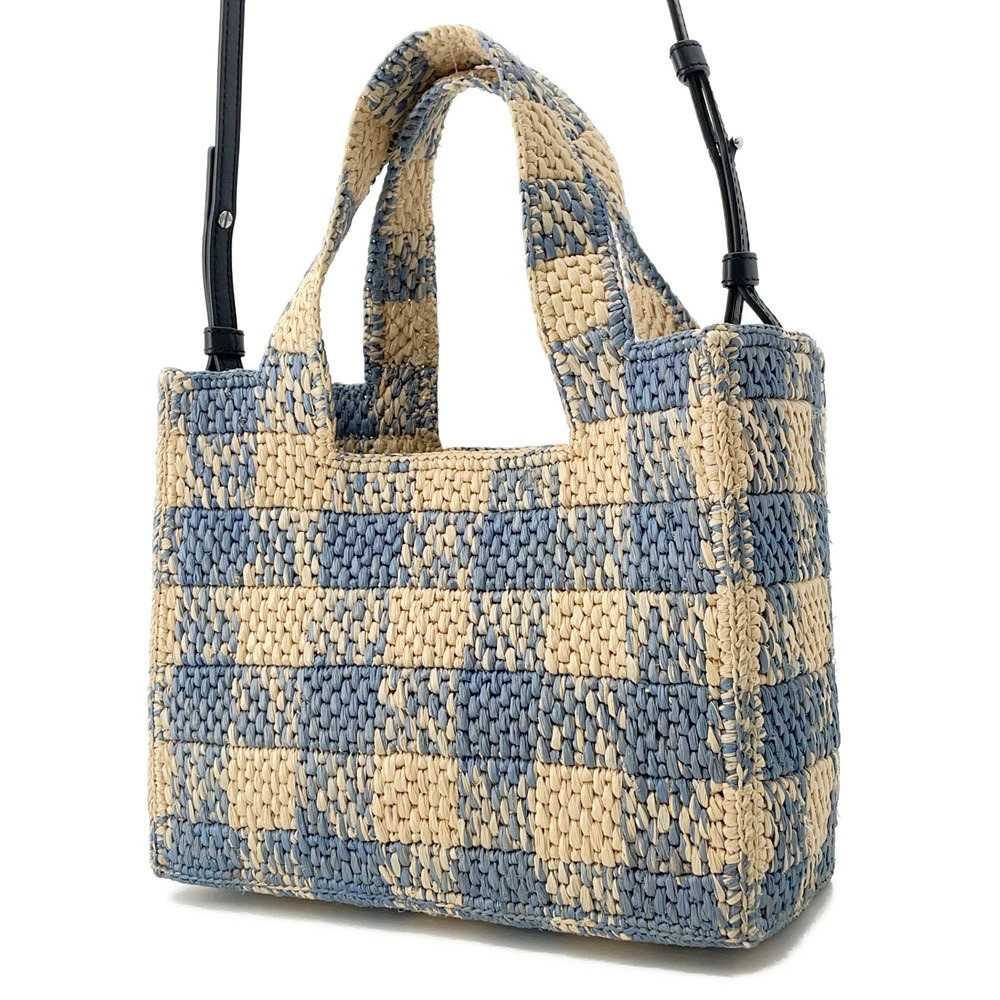 Loewe Tote Font Bag Basket Shoulder Raffia Handbag